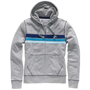 Slade Wilder Sweatshirt, Beach Zip Hoodie Vintage White S